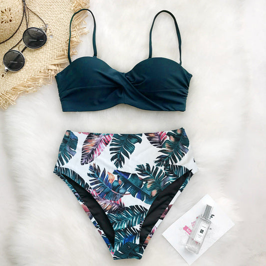 Patterned Bikini Swimsuit