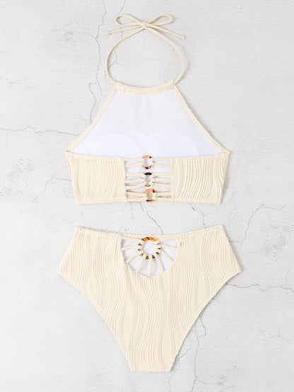 Sienna High-Waist Apron Swimwear