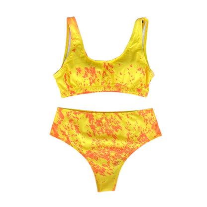 AquaGlow Split Swimsuit