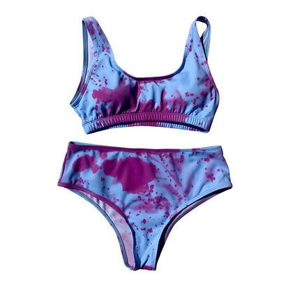 AquaGlow Split Swimsuit