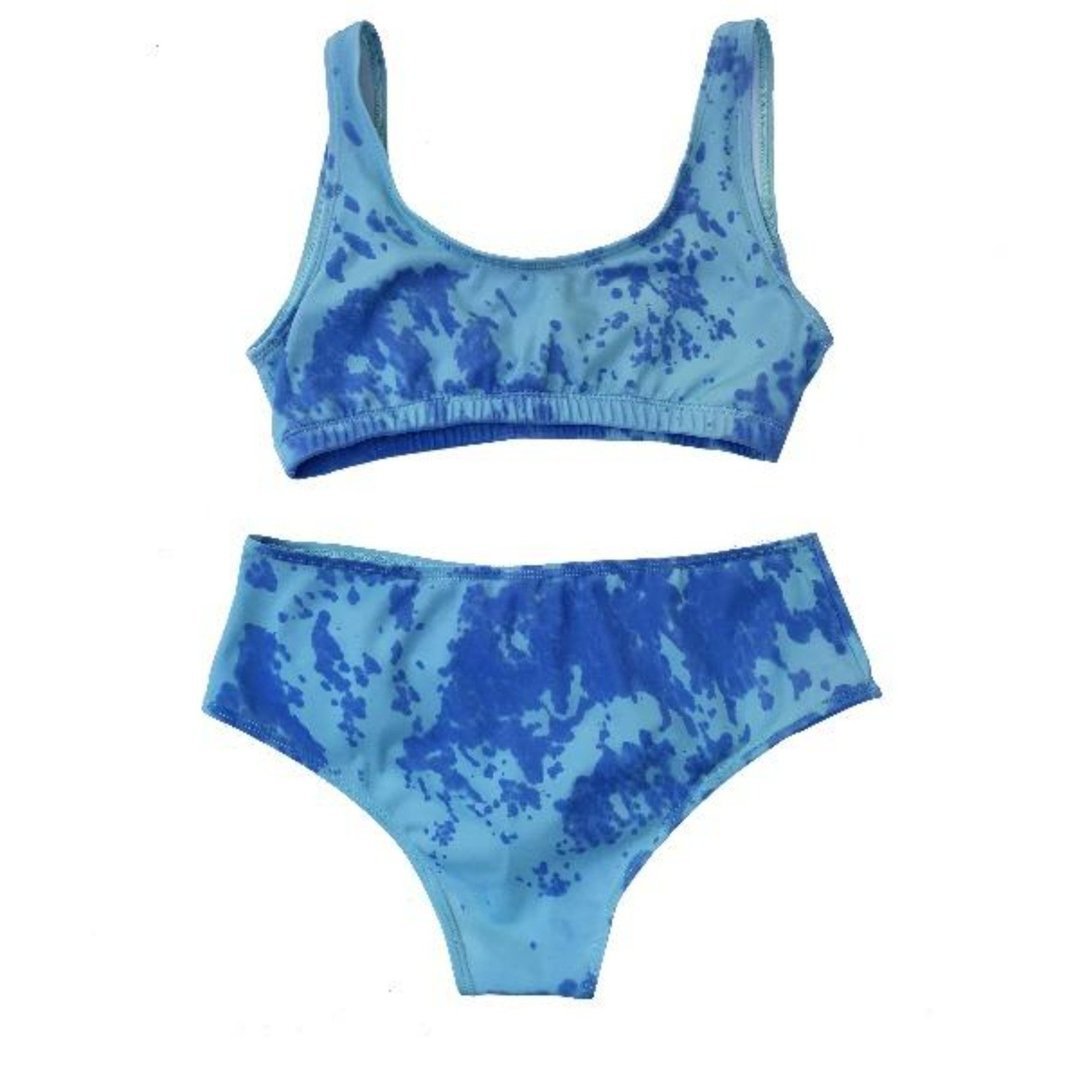 AquaGlow Split Swimsuit