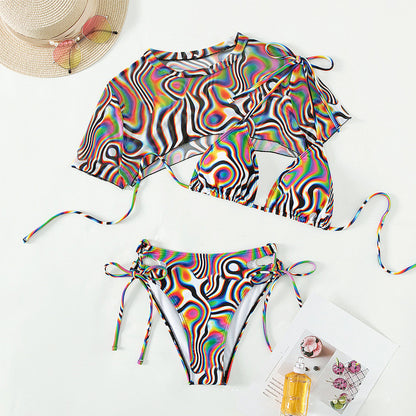 Colorful Rope Mesh Bikini