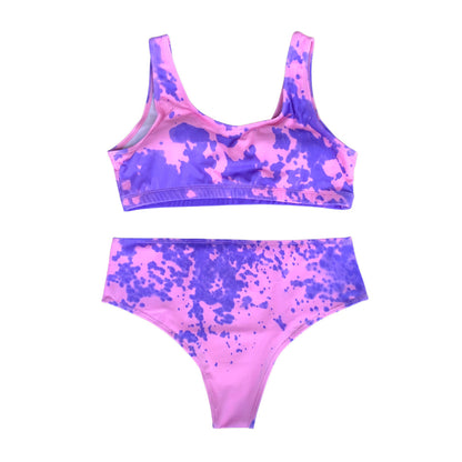 AquaGlow Split Swimsuit